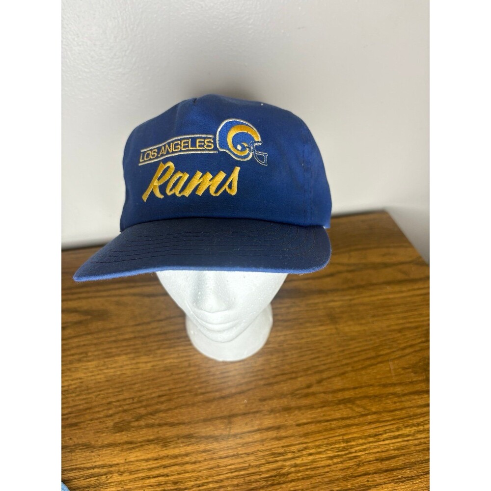 Los Angeles Rams Vintage Script Snapback Cap Hat